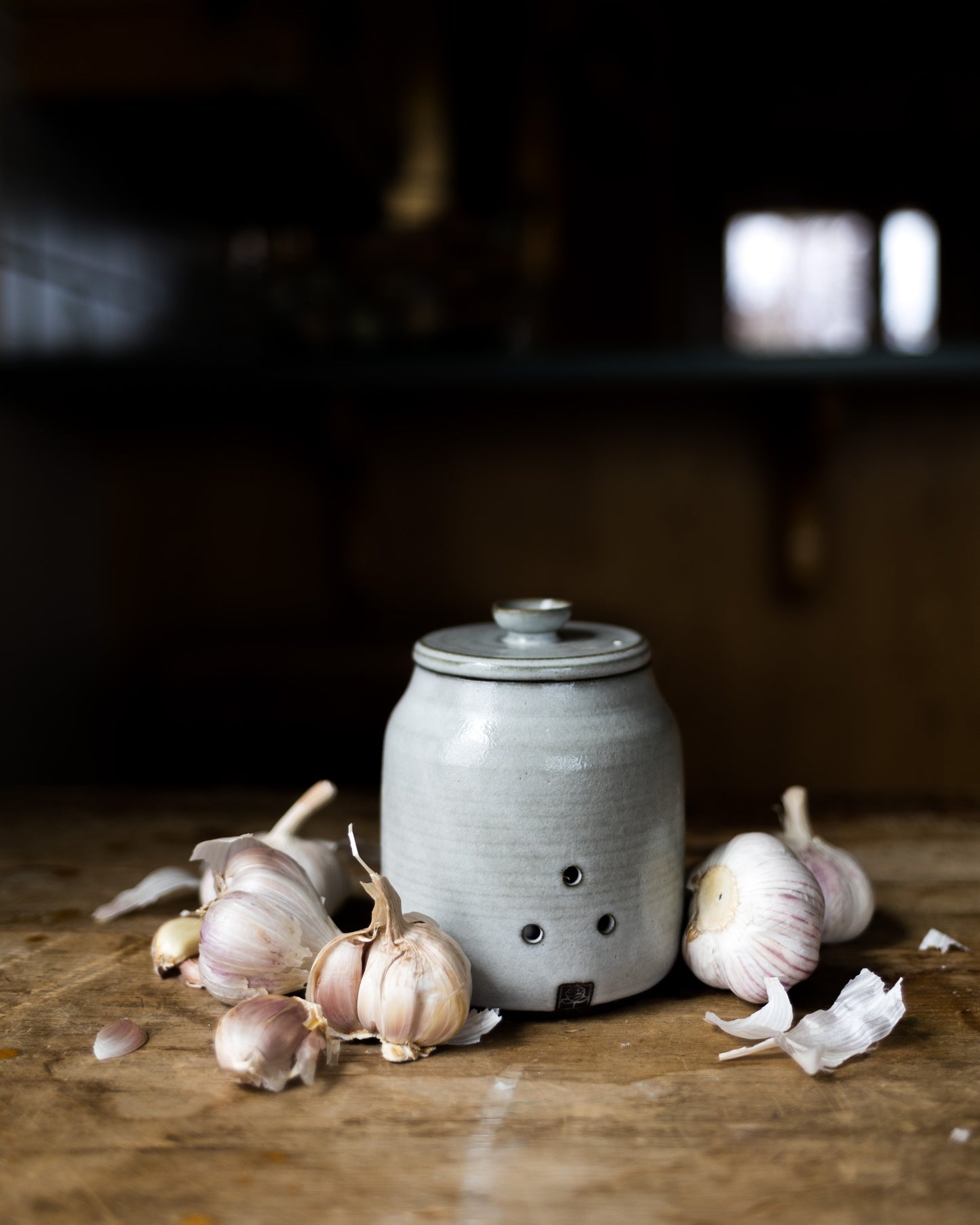 THE POTTERS HOMESTEAD Homegrown Garlic Keeper