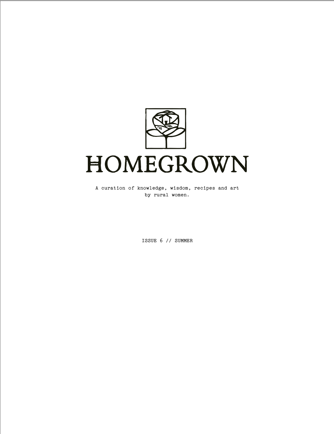 ISSUE 6 / Summer / Digital