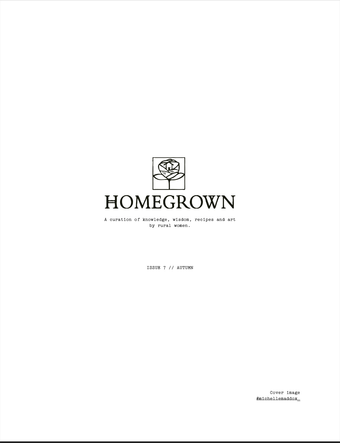 ISSUE 7 / Winter / Print