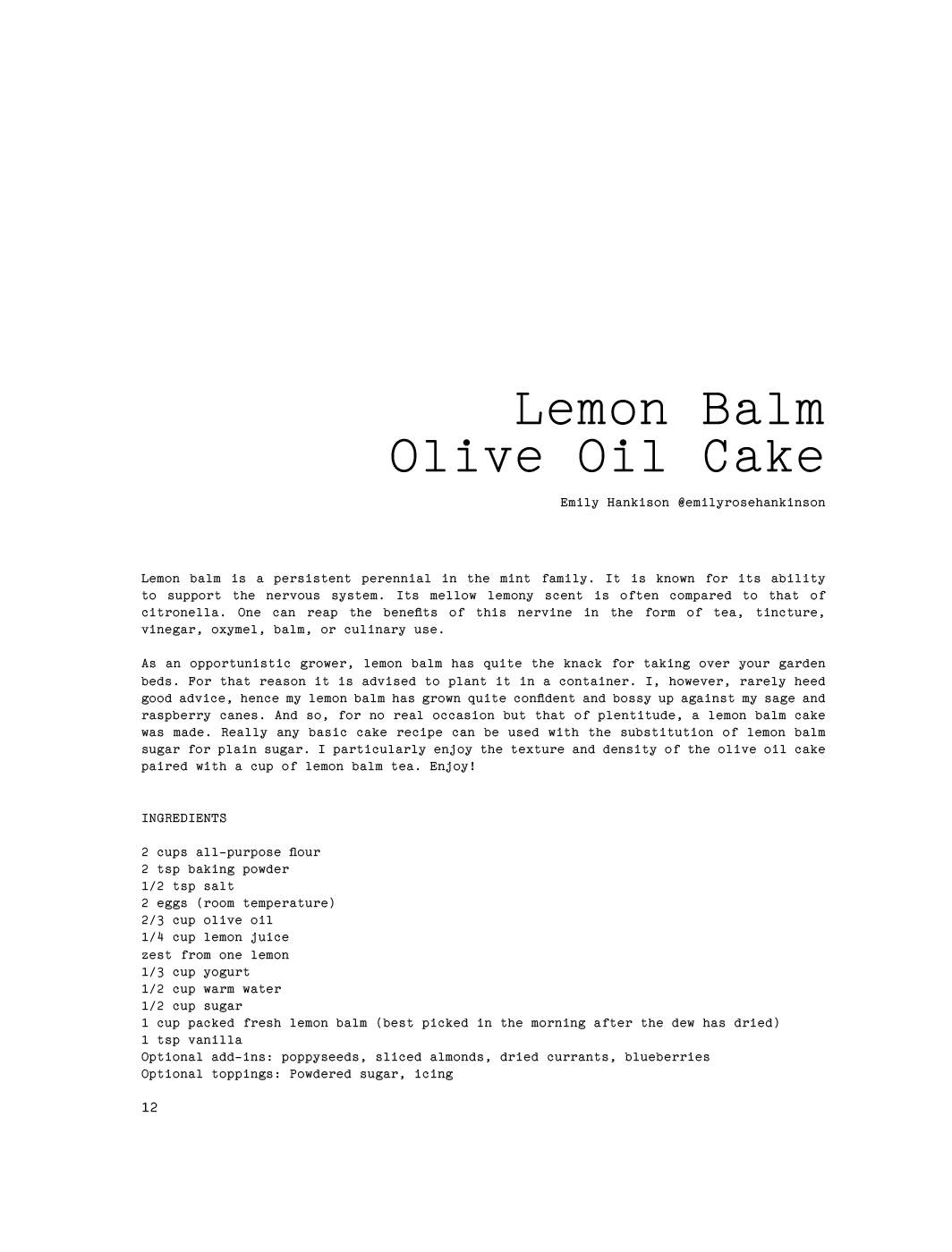 ISSUE 14 / SUMMER